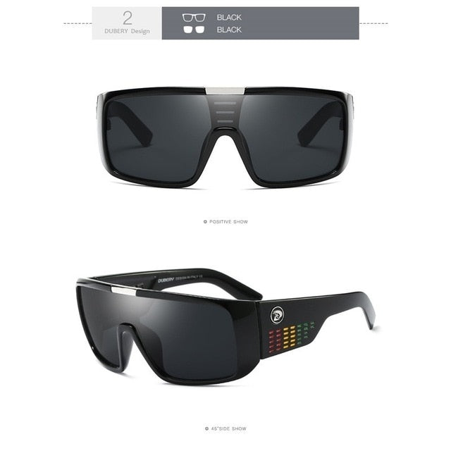 Wide Leg Square Goggle Oversized Sunglasses