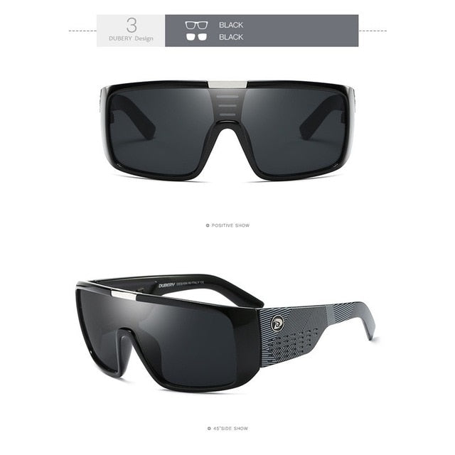 Wide Leg Square Goggle Oversized Sunglasses