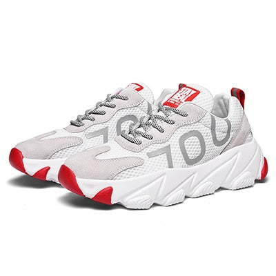 Sneaker confortable à lacets pour hommes décontractés et légers pour hommes