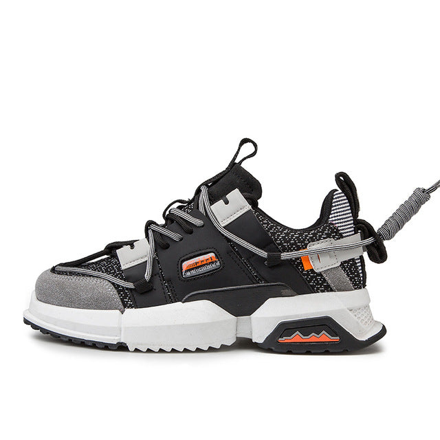 Lattice Colorful Breathable Casual Men Sneaker