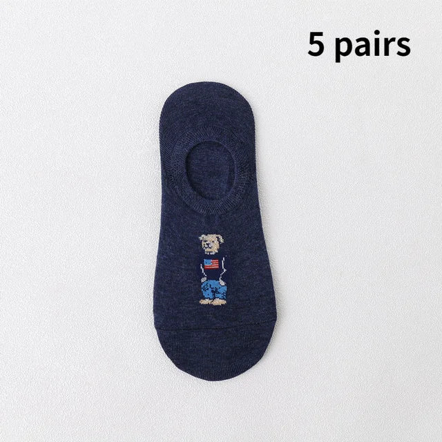 Cartoon Printed Pattern Ankle Socks