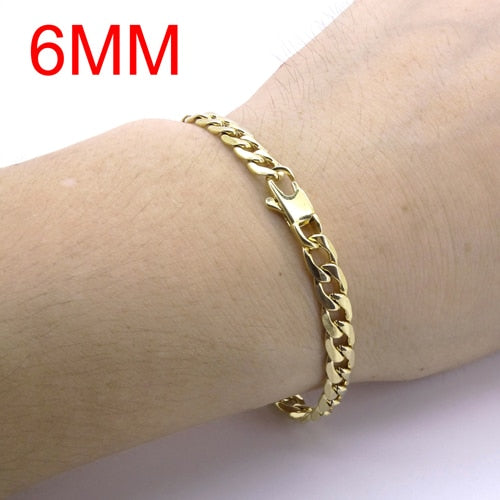 100% Stainless Steel Gold Color Bracelet