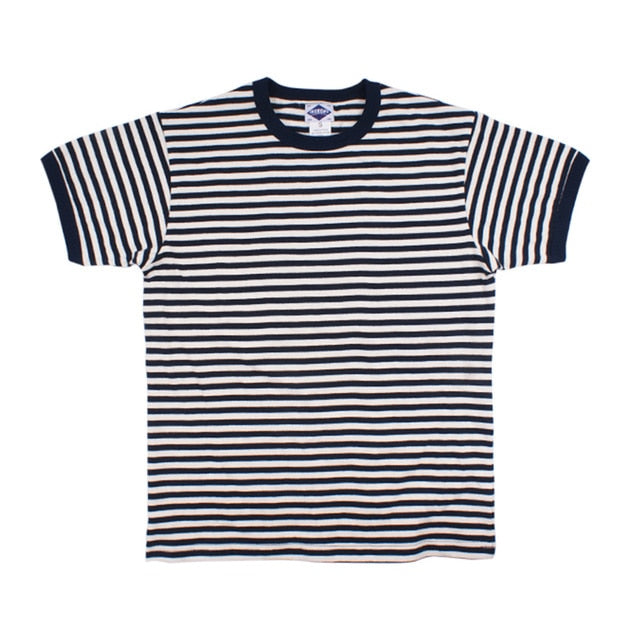 Striped O-Neck Cotton T-Shirt