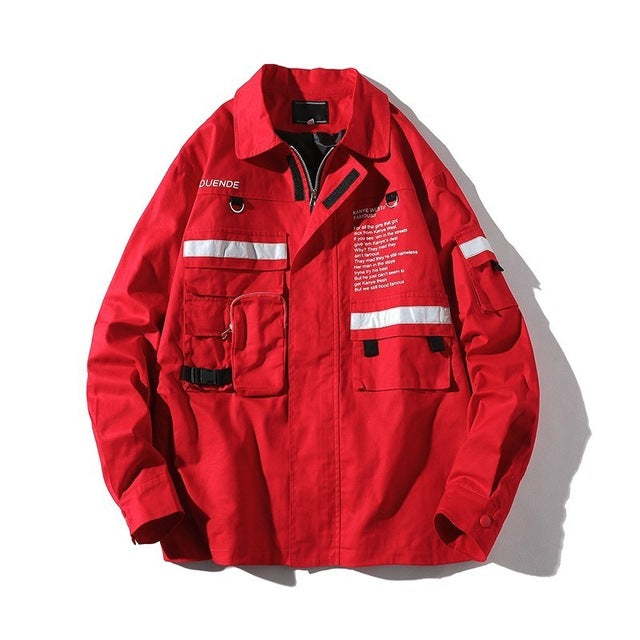 Blouson aviateur multi-poches style pilote pour hommes