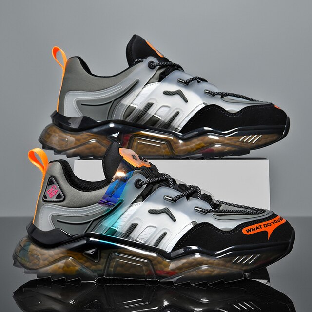 Breathable Air Mesh Mixed Color Sneakers