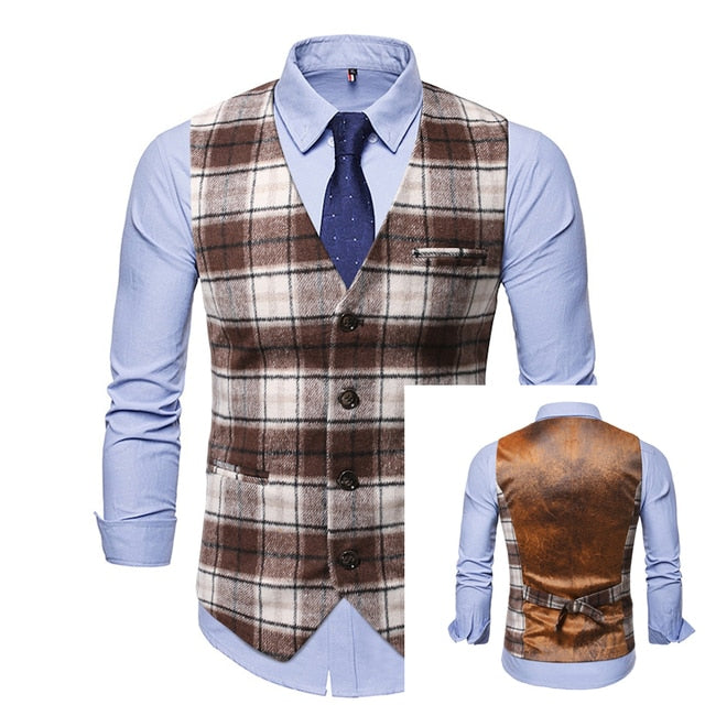 Chaleco Patchwork 2 Lados Color