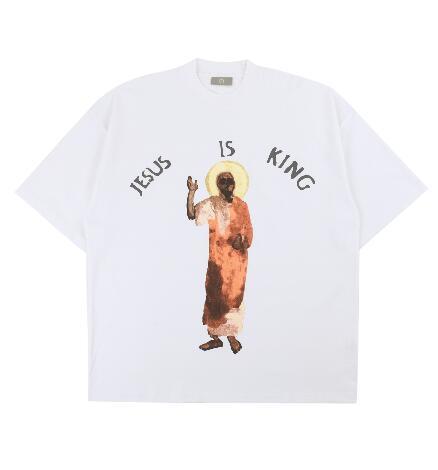 T-shirts Noirs Imprimés Jésus