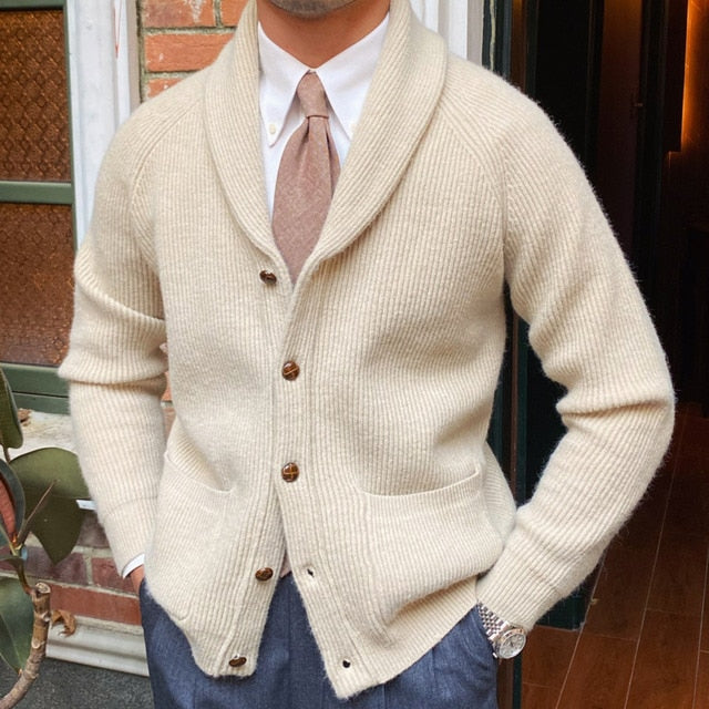 Newburyport Shawl Lapel Cardigan