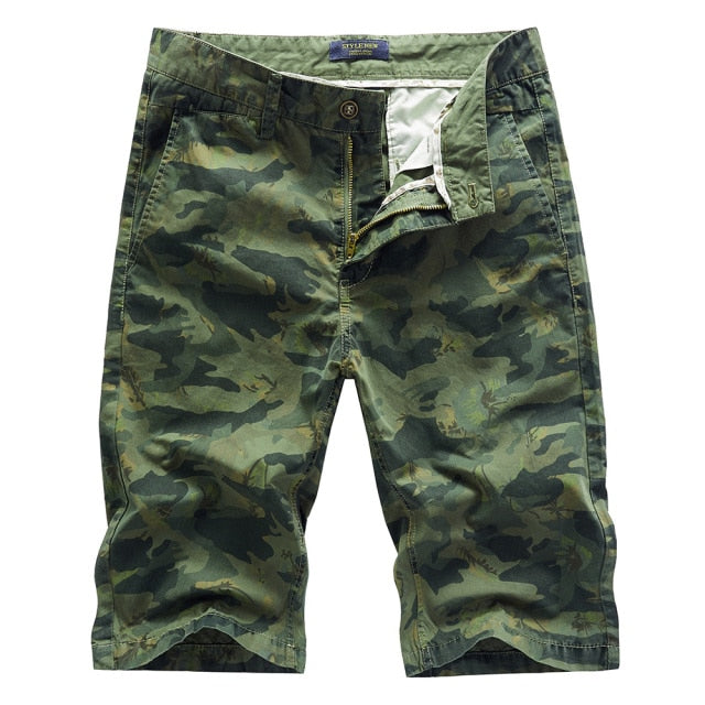 Breathable Camouflage Printing Cotton Shorts