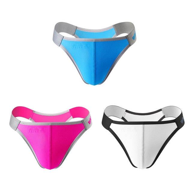 3-in-1 Nylon Spandex Briefs Underwear
