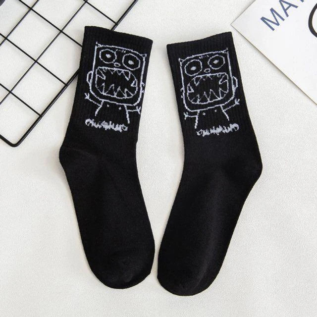 Cotton Simplicity Anime Devil Socks