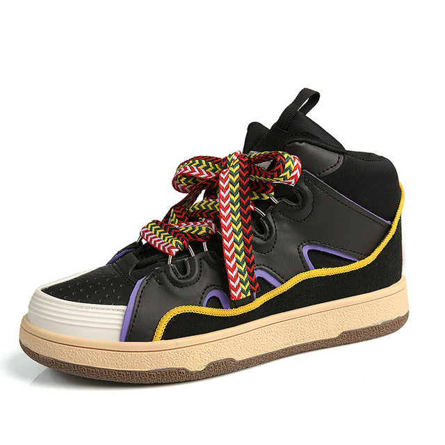 Chaussures de couleur léopard Fun High