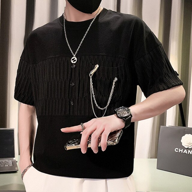 Pythagoras Solid Color Men T-Shirt