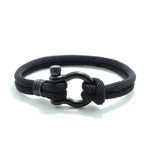 Milan Rope Horseshoe Buckle Bracelet