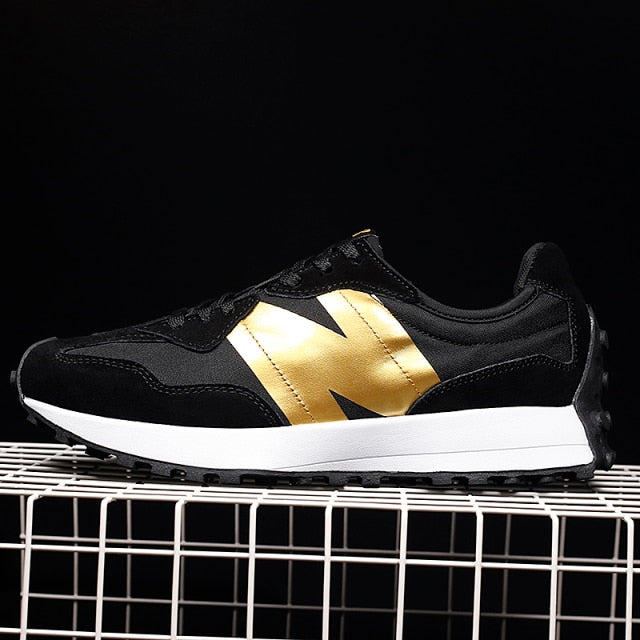 Baskets Style Patchwork et Coutures Visibles