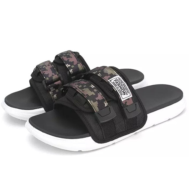 Solid Double Strap Decorated Sandals