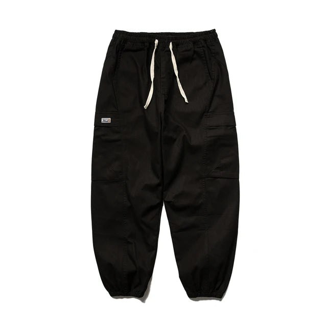 Casual Solid Cargo Jogger Pants
