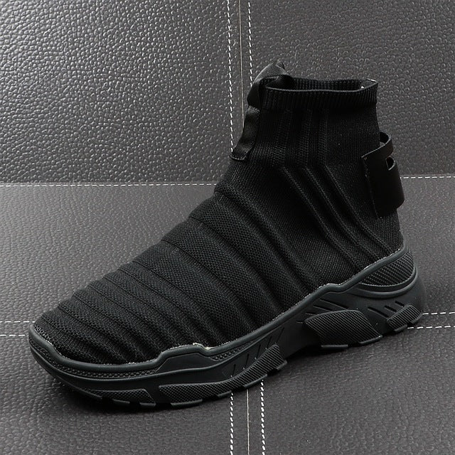 New Roman Socks Breathable Slip on Lightweight High Top Style Men Sneaker