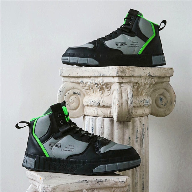 Lightweight Casual High Top Lace Up Men Sneaker