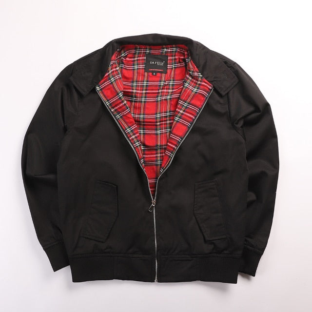 Dafeili Autumn Inner Plaid Jacket
