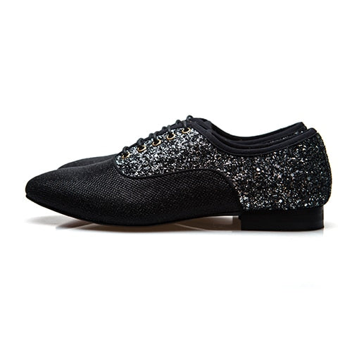 Zapatos de hombre estilo fiesta Glitz con brillo puntiagudo