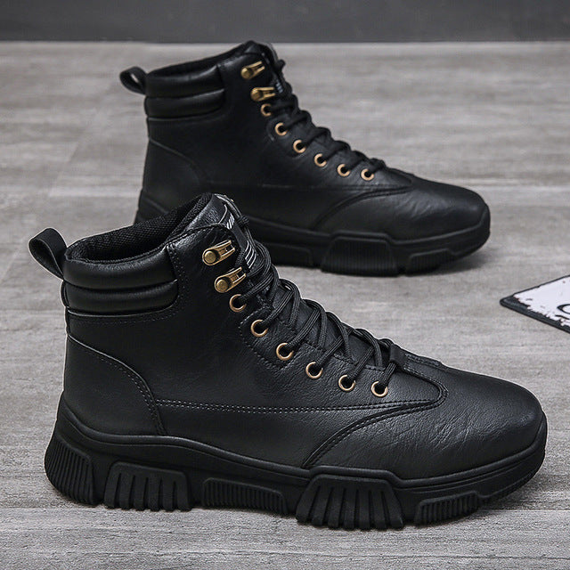 Bottines militaires d'automne