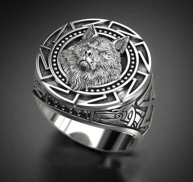 Intricate Dragon, Knight and Wolf Metal Fashion Rings