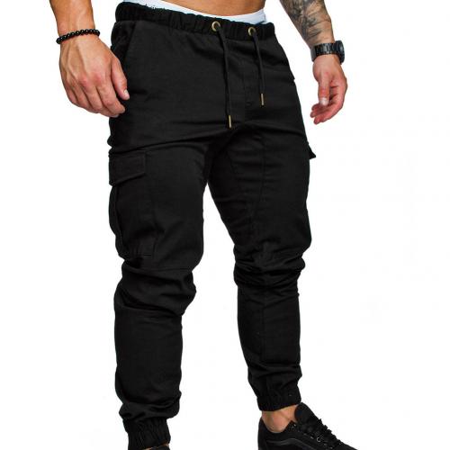 Casual Cargo Multi-Pocket Elastic Weist Pants