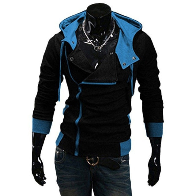 Sporty Hoodie Jacket with Zipper