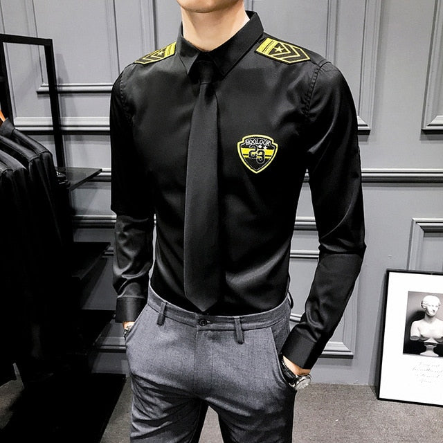 Armée Hommes Chemise Casual Chemise À Manches Longues Hommes