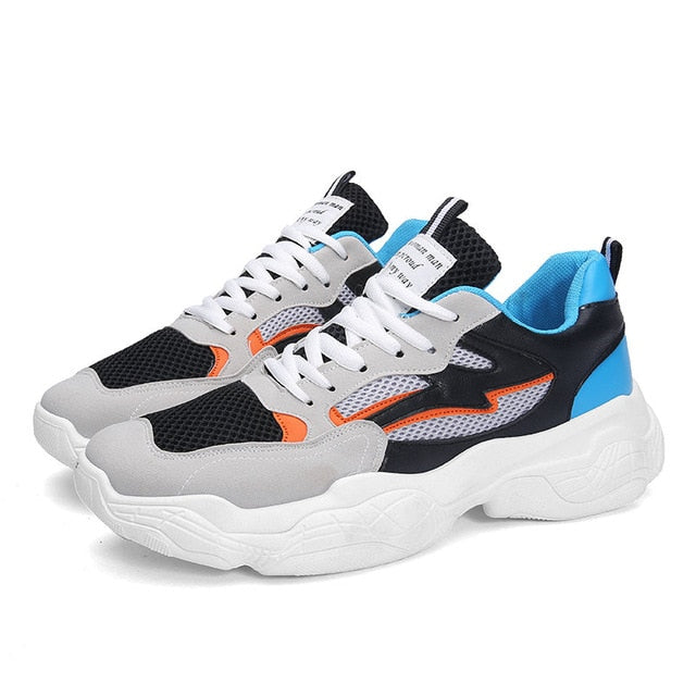 Thick Sole Chunky Mesh Casual Sporty Style Men Sneaker