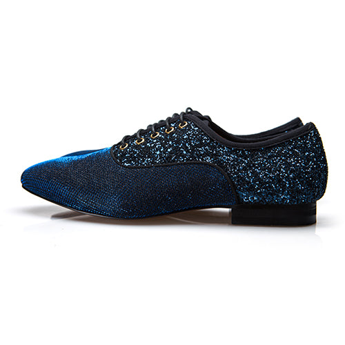 Zapatos de hombre estilo fiesta Glitz con brillo puntiagudo