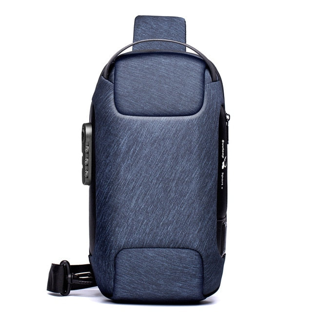 Waterproof USB Anti-Thief Crossbody Bag