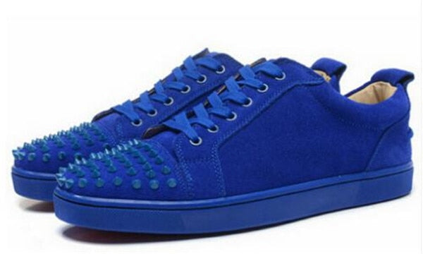 Suede Luxury Toe Spikes Lace Up Baskets à plateforme pour hommes