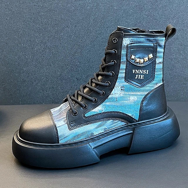 Casual Platform Microfiber PU Boots