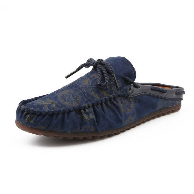 Summer Shoes Men Breathable Casual Half Slippers