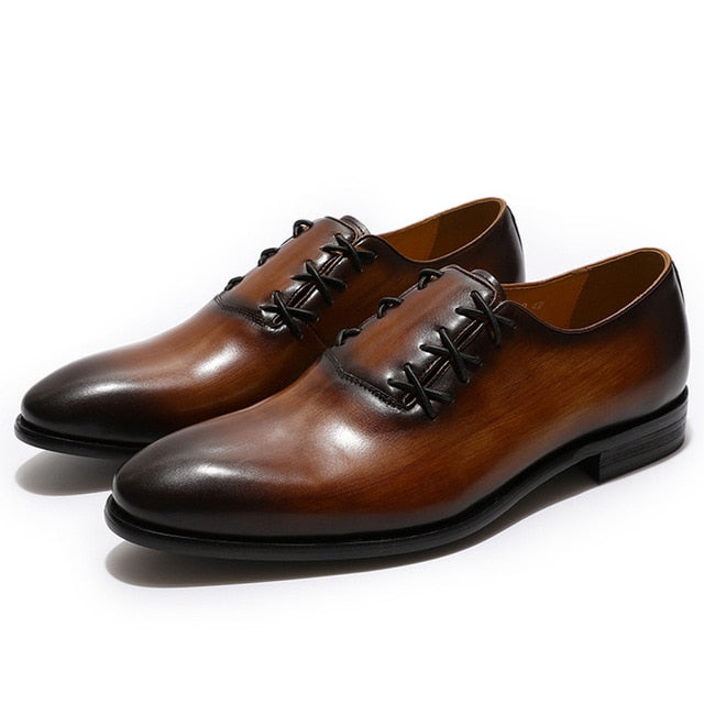 Fashion Plain Toe with Criss Cross Lace Lid Design Men Loafers Shoes