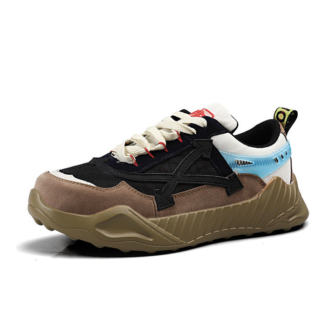 Harajuku Mesh Mix Hip Hop Trend Pattern Men Sneaker