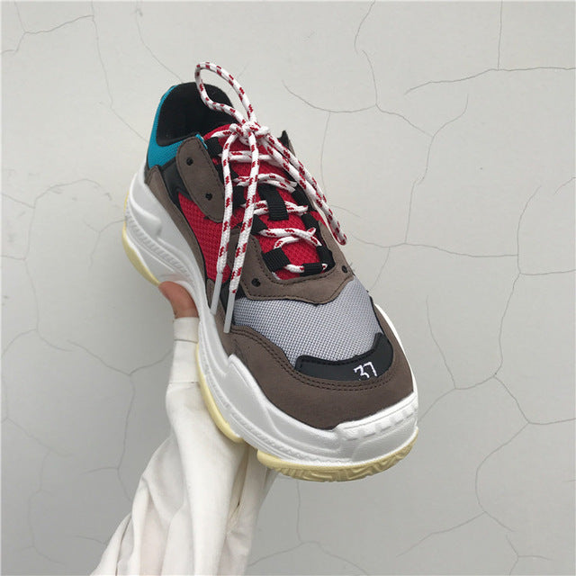 Chaussures de sport pour hommes de style décontracté à lacets en maille respirante et confortable