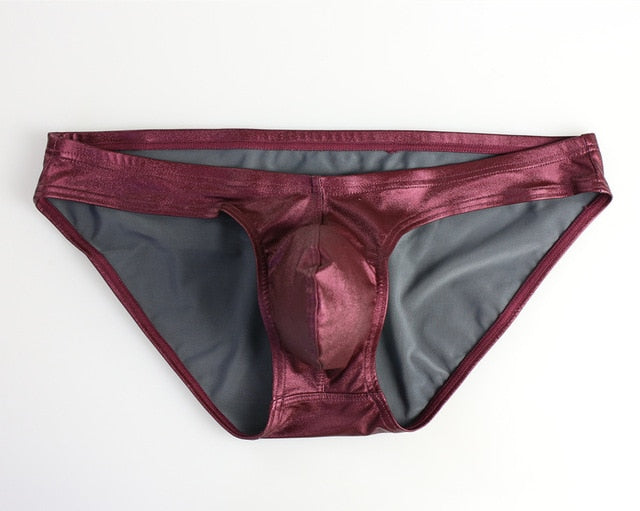 3pcs/ Sets Bright Fabric with Pouch Men Underwear