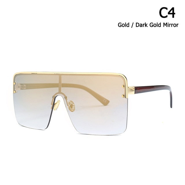 Cool Square Shield Style Lunettes de soleil pour hommes
