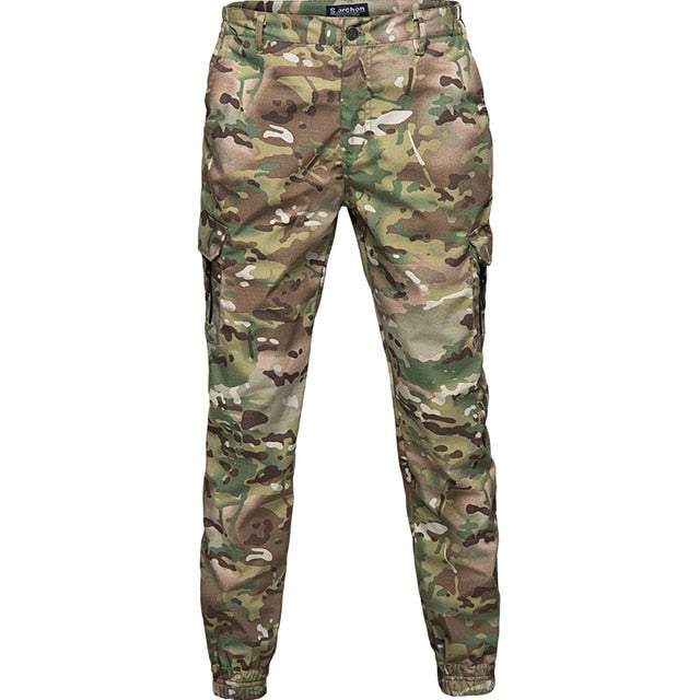 Camouflage Tactical Military Style Jogger Pants