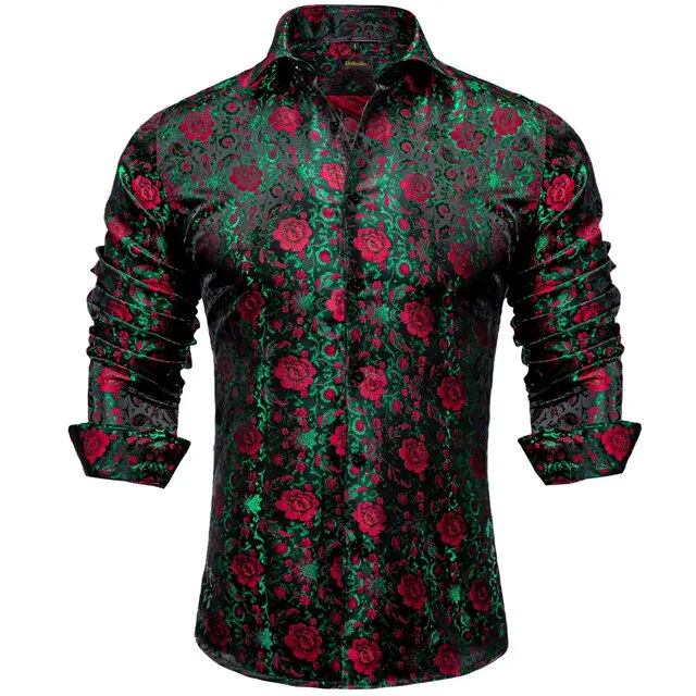 Paisley Silk Dress Shirt