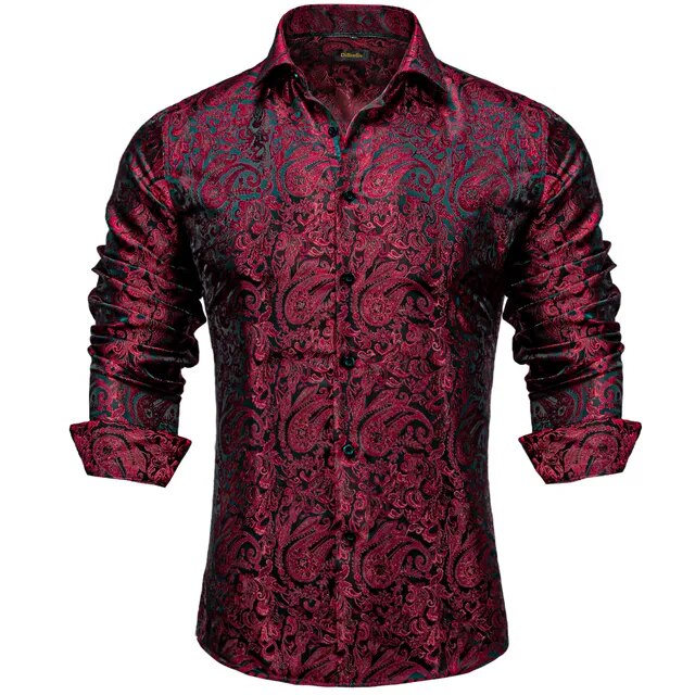 Paisley Silk Dress Shirt