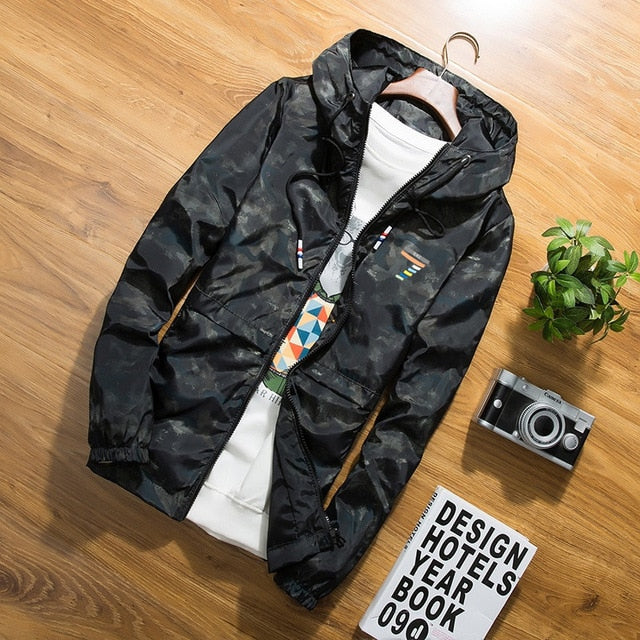 Hip Hop Windbreaker Lighweight Jacket