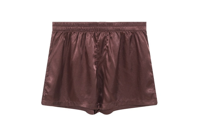 Hooded Satin Solid Pajamas Robe