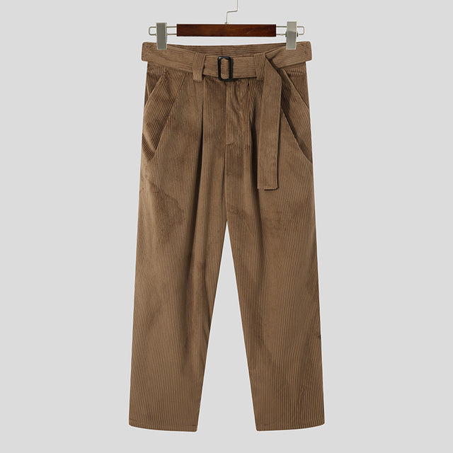 Trousers High waist Solid Pants