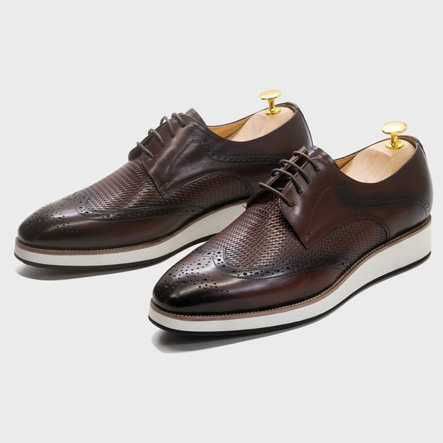 Classic Wingtip Derby Shoes