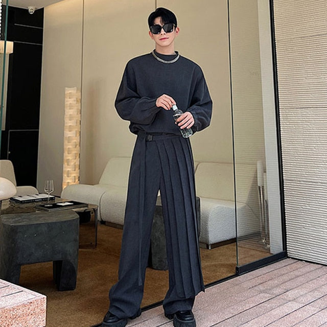 Solid Polyester Three Piece Set