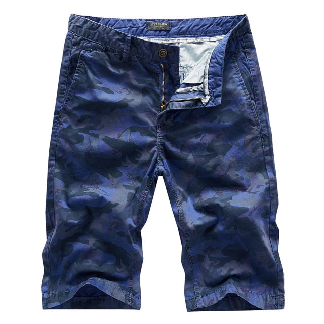 Breathable Camouflage Printing Cotton Shorts